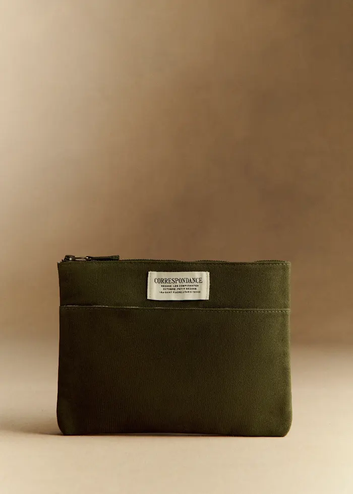 Maxi pochette plate - Vert Chance