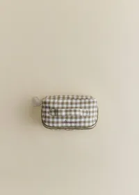 Maxi trousse de toilette - Vichy Vert — view 3