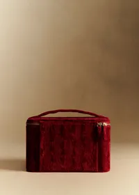 Maxi Vanity velours milleraie - Rouge — view 2