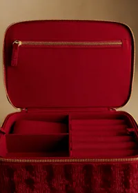 Maxi Vanity velours milleraie - Rouge — view 3