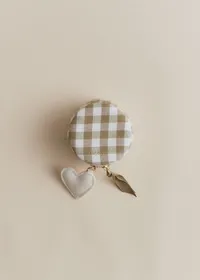 Mini écrin à bijoux - Vichy Vert — view 3