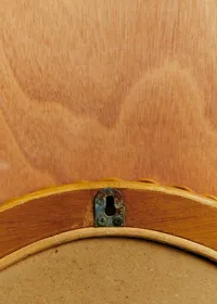 Miroir en rotin tressé vintage - Rotin — view 5