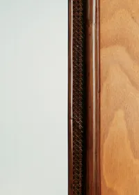 Miroir rotin vintage design américain - Rotin — view 3