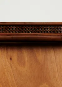 Miroir rotin vintage design américain - Rotin — view 5