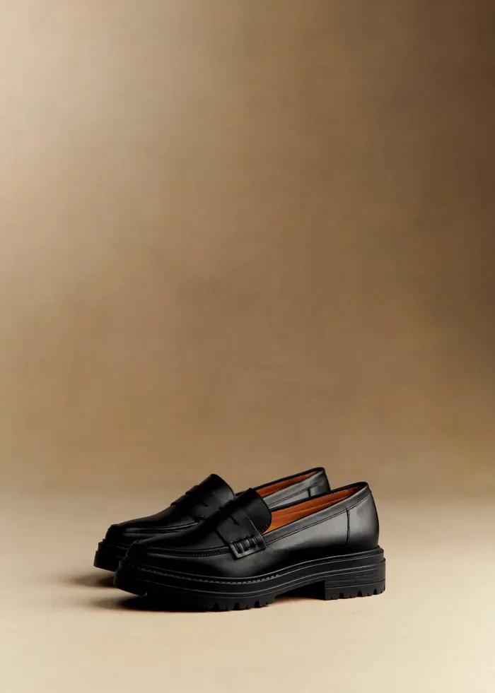 Mocassins Albane - Noir Lisse