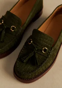 Mocassins Darcie - Vert Croco — view 4