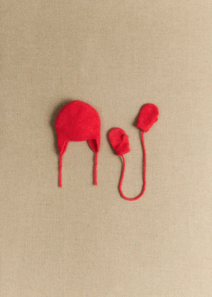 Moufles Jean - Rouge