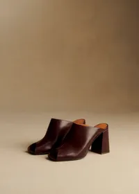 Mules High Bruna - Bordeaux Glacé — view 2