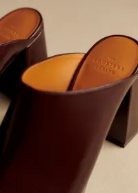 Mules High Bruna - Bordeaux Glacé — view 5
