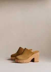 Mules high Callie - Taupe — view 2