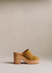 Mules high Callie - Taupe — view 3