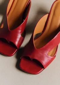 Mules Ingrid - Cerise Lisse — view 3