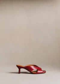 Mules Ingrid - Cerise Lisse — view 5