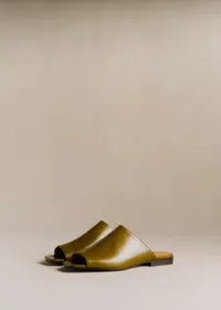 Mules Low Bruna - Vert Lisse — view 4