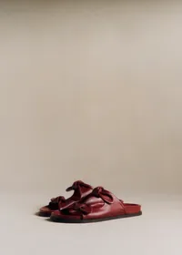 Mules Low Cleo - Bordeaux Lisse — view 3