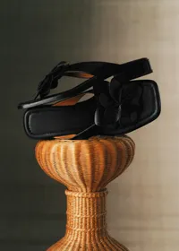 Mules Low Coralie - Noir Lisse — view 2