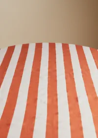 Nappe Imprimée - Rayures - Terre de Sienne — view 3