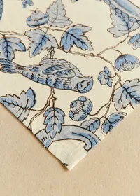 Nappe - Sézane x Antoinette Poisson - Imprimé Oiseaux Bleus — view 4