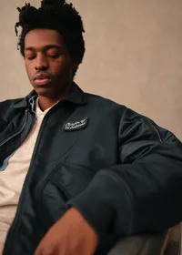 Bomber Octobre Éditions x Schott NYC - Marine — view 2