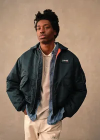 Bomber Octobre Éditions x Schott NYC - Marine — view 5