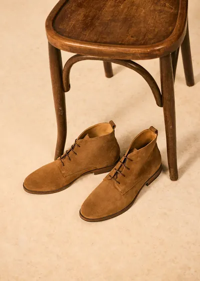 Bottines Chukka John - Daim Camel