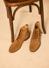 Bottines Chukka John - Daim Camel — view 4