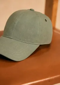 Casquette Chase Lin - Vert Argile — view 3