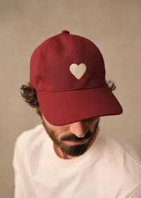 Casquette Coeur Chamade - Rouge — view 3