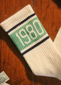 Chaussettes 1980 - Écru — view 2