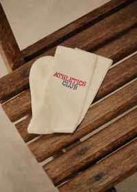 Chaussettes Athletics Club - Écru — view 2