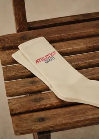 Chaussettes Athletics Club - Écru — view 5
