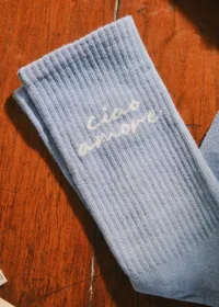 Chaussettes Ciao Amore - Bleu — view 2
