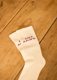 Chaussettes Ciao Amore - Écru — view 2