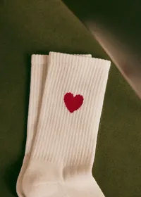 Chaussettes Eli - Coeur Chamade Rouge — view 4