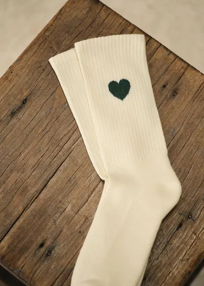 Chaussettes Eli - Coeur Chamade Vert