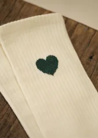 Chaussettes Eli - Coeur Chamade Vert — view 2