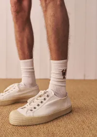 Chaussettes Homard - Blanc — view 2