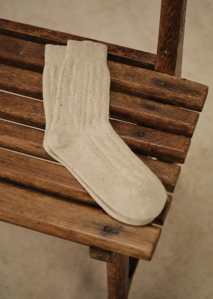 Chaussettes Rhoden - Écru