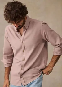 Chemise Arist Flanelle - Vieux Rose — view 2