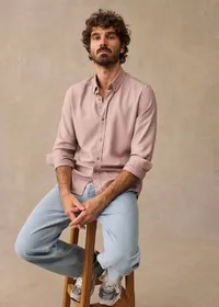 Chemise Arist Flanelle - Vieux Rose — view 4