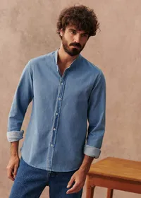Chemise Benny - Denim Clair — view 5