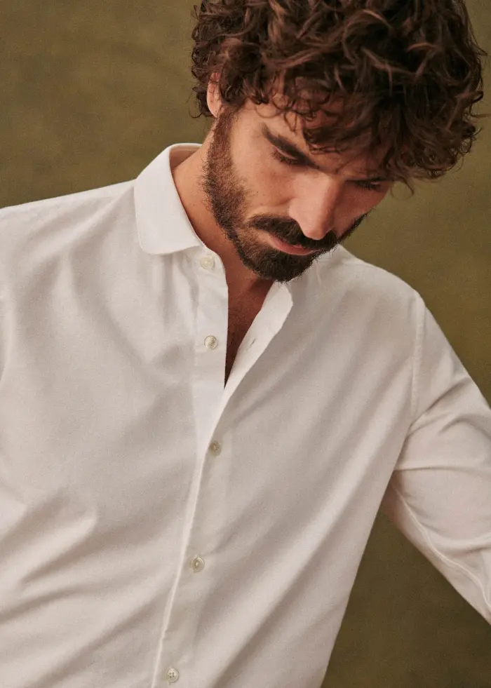 Chemise Bruce Pinpoint - Blanc