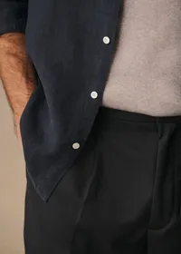 Chemise Charlie Lin - Marine — view 3