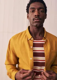 Chemise Charlie Lin - Ocre — view 2