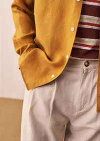Chemise Charlie Lin - Ocre — view 3