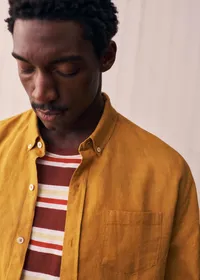 Chemise Charlie Lin - Ocre — view 4