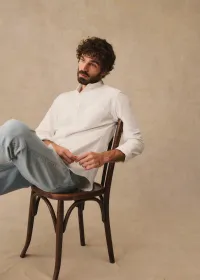 Chemise Charlie Oxford - Blanc — view 2