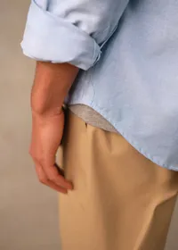 Chemise Charlie Oxford - Bleu Clair — view 4
