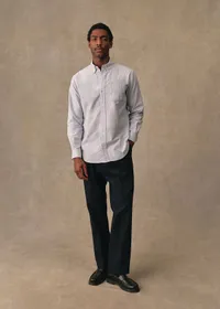 Chemise Charlie Oxford - Rayures Bleues — view 2