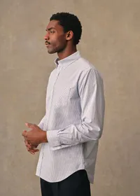 Chemise Charlie Oxford - Rayures Bleues — view 3
